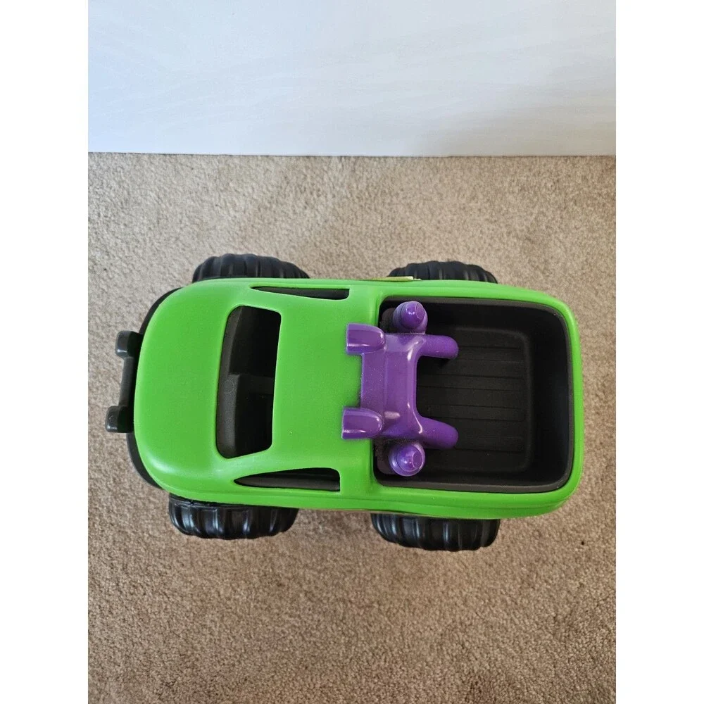 Vintage Little Tikes Rugged Riggz Green Monster Truck Toy Made In Late 1990s